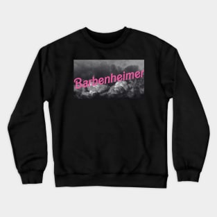 Barbenheimer meme funny Barbie and Oppenheimer movies Crewneck Sweatshirt